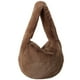 thumbnail image 1 of 6501 Otoño E Invierno Versátil Niña Caliente Bolso Felpa Gran Capacidad Bolso Hombro Portátil Nube Caqui Oscuro, 1 of 9