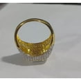 thumbnail image 4 of Round Lab Created Diamond Men's Wedding Band Ring 14K Yellow Gold Plated 3.20Ct, 4 of 7