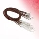 thumbnail image 5 of 100pcs 1.5mm Correa de collar de cadena de cera DIY Cuerda colgante Accesorios de la joyería Colgantes (Café), 5 of 5