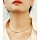 thumbnail image 4 of Collar de plata de ley 925 para mujer, cadena de clavícula de moda de verano que combina con todo, cadena de hueso de serpiente de lujo ligera, 4 of 6