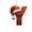 Red Y, variant on pathside 26 Letters Christmas Tree Decoration Pendant Christmas Tree Ornaments Personalized DIY Initial Letter Hanging Christmas Decorations (Red B)