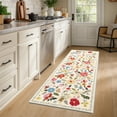thumbnail image 6 of 2'x6' Runner Rugs for Hallway, Homasen Washable Small Indoor Rugs Boho Floral, Soft Low Pile Stain Resistant Carpet for Kitchen, Bedroom, Bathroom, 6 of 10