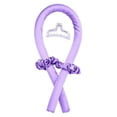 thumbnail image 5 of Cinta rizadora sin calor para cabello largo, rizador de pelo sin calor para usar durante la noche, banda de espuma suave para ondas, color morado., 5 of 5