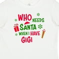 thumbnail image 4 of Inktastic Who Needs Santa when I Have Gigi Boys or Girls Baby T-Shirt, 4 of 5