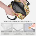 thumbnail image 3 of Xecao Vehicles Pattern Thermal Tote Lunch Cooler Bag with Front Utility Pocket Lightweight Insulation Tech Gym Office Commute Ready, 3 of 7