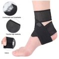 thumbnail image 4 of Qucyy Ankle Compression Wrap, Adjustable Ankle Bandage, Elastic Breathable Ankle Brace for Outdoor Sports Protection (Medium) Medium, 4 of 5