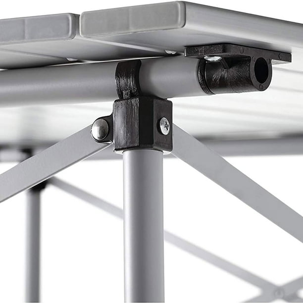 Coleman Portable and Compact Outdoor Folding Aluminum Table, White