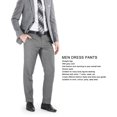 thumbnail image 3 of Pantalones de vestir elásticos ANGGREK para hombre Con Cintura Elástica, 3 of 7