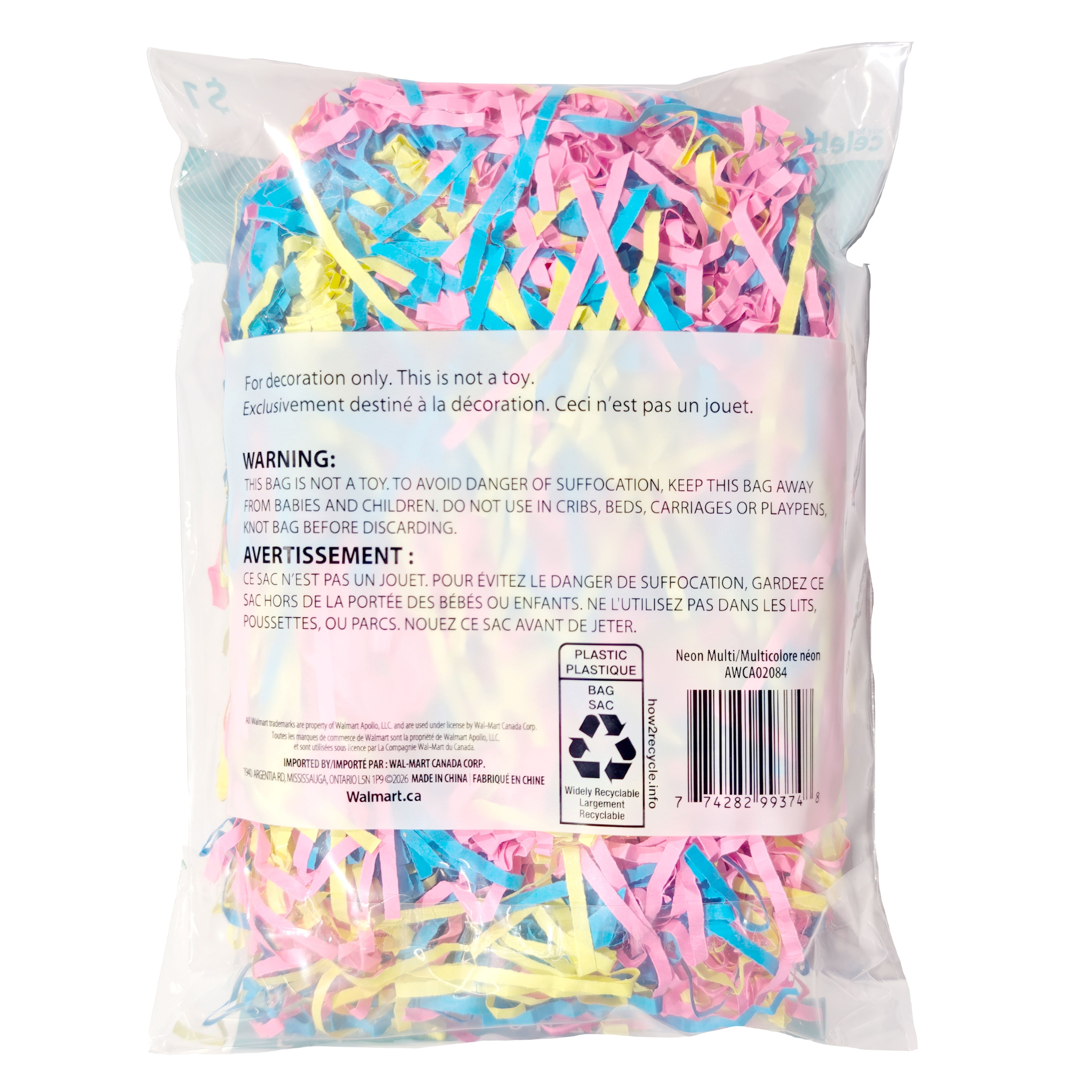 Way to Celebrate Easter Multi Paper Grass