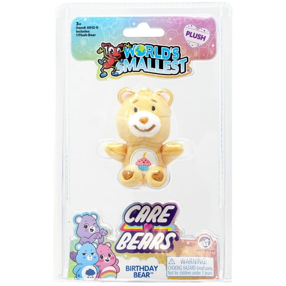 World's Smallest Series 6 Birthday Bear Plush