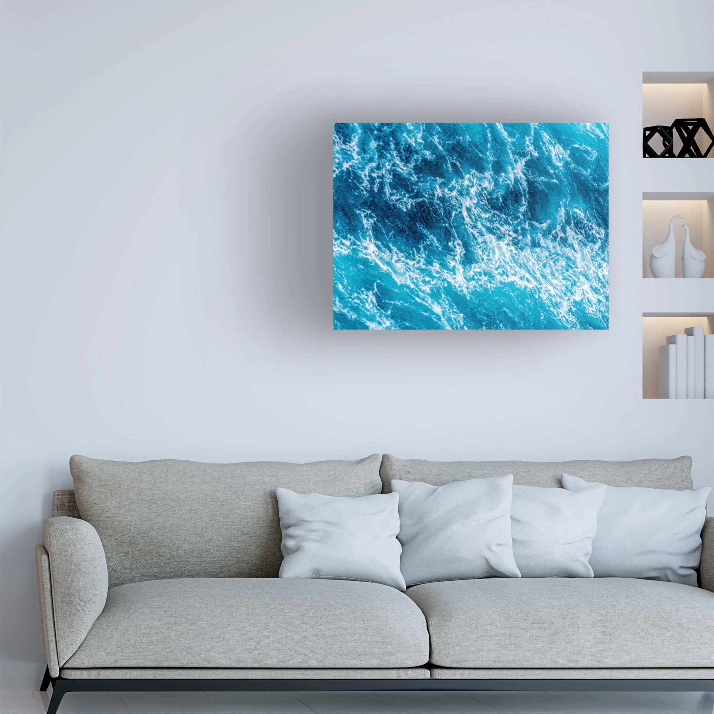 Eva Bane 'Turbulent Tasman Sea III' Canvas Art