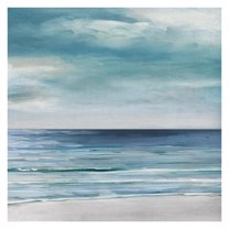 Fine Art Canvas Blue Silver Shore II by Sally Swatland Canvas Art Print