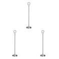 thumbnail image 4 of Baohd Contemporary Table Number Holder Photo Stand for Trendy Hotel Settings Silvery 35cm 3Set, 4 of 6