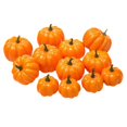 thumbnail image 3 of 12 piezas de calabazas de , calabazas decorativas, decoraciones para el hogar, centros de mesa de color naranja, calabazas de espuma para, 3 of 8