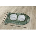 thumbnail image 2 of Simply Daisy Scotish Plaid Fish Shape Pet Feeding Mat for Cats, 2 of 3