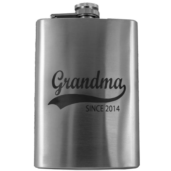 8oz Grandma Since 2014 Flask