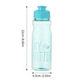 thumbnail image 2 of Insulated Sports Tumbler 20oz Plastic Water Bottle with Carry Handle Leakproof Design for School Gym Work or Travel Perfect for Cold Beverages Iced Tea Lemonade or Sports Drinks, 2 of 2