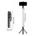 thumbnail image 3 of Handheld Bluetooth Phone Selfie Stick Stainless Steel Live Streaming Selfie Phone Tripod Wireless Remote Shutter Apply To Android and IOS Smartphone Clearance Items, 3 of 9