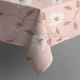 thumbnail image 4 of Pioneer Flower Floral Print Pattern Rectangle Tablecloth 60"x102", Waterproof Polyester Table Cloth, Wipeable Spillproof for Dining Camping Indoor Outdoor, 4 of 6