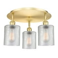 thumbnail image 3 of Innovations Lighting - Cobbleskill - 3 Light Flush Mount In Art Deco Style-9.63, 3 of 5