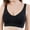 Black, variant on Post Bra Front Closure Seamless Comfortable Cancer Reconstruction Underwear All Day Wear Versatile Support For Women