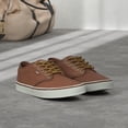 thumbnail image 2 of Zapatillas bajas de cuero para hombre Vans Atwood marrón talla 11, 2 of 2