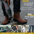 thumbnail image 2 of HANDMEN Men's Slip On Soft Toe Waterproof Slip Resistant Anti-static Puncture-proof Work Boots, CRZ802, 10.5D, 2 of 6