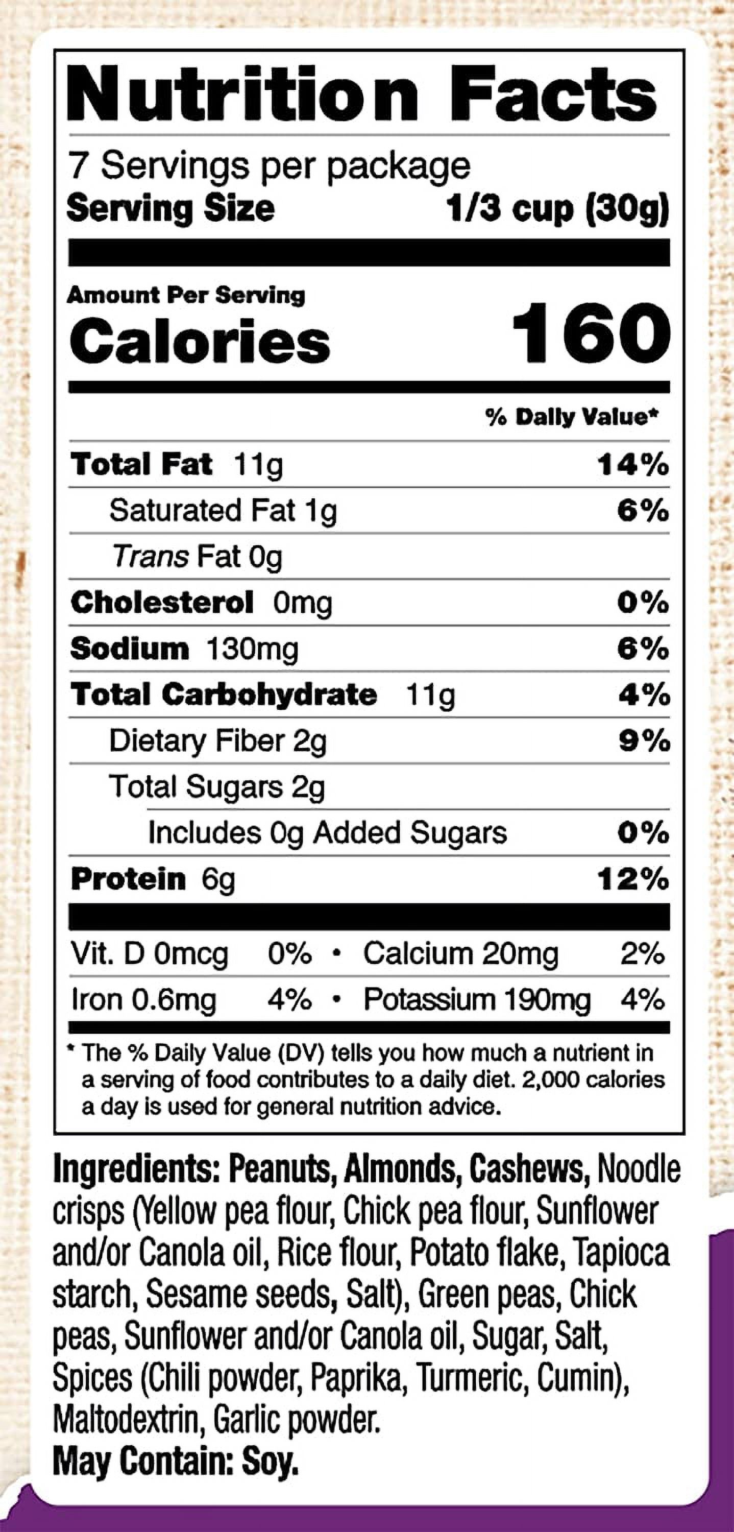 Bhuja Nut Mix, 7-ounce Bags (Pack of 6)