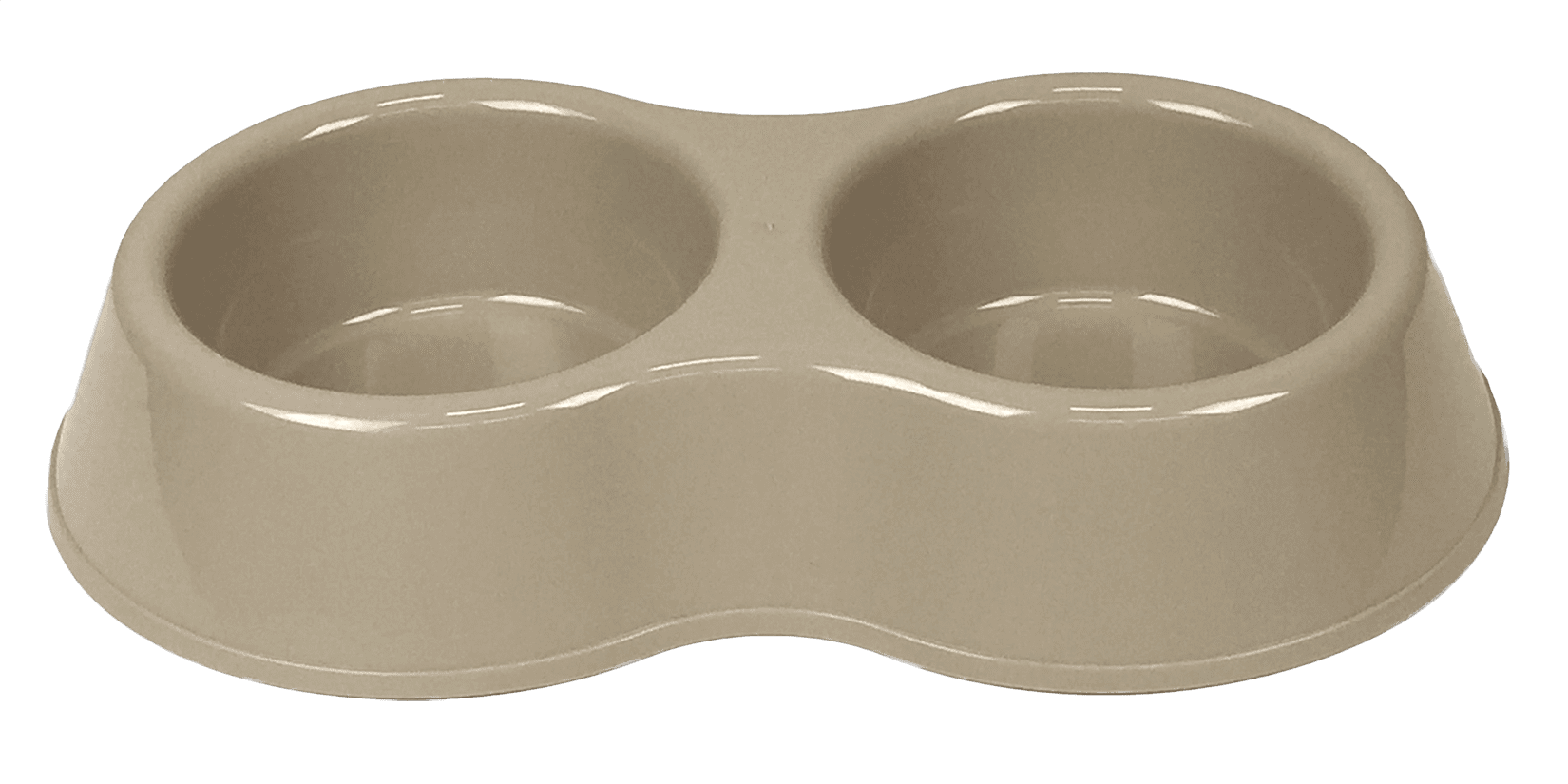 World Pet Double Bowl, Gray