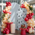 6.6FT Arch Backdrop Covers, Light Blue Christmas Wedding Arch Cover ...