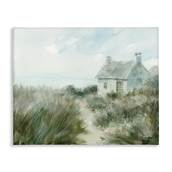 Stupell Industries Simple Windswept Cottage Canvas Wall Art, design by Danhui Nai, 36 x 48