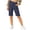 Navy., variant on HBGVBA Girls Bermuda Shorts,Casual Solid Color Shorts with Pocket,5-16 Years Faux Linen Elastic Waist Solid Color Knee Length Pants Outdoor Summer Shorts