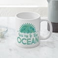 thumbnail image 3 of CafePress - Take Me To The Ocean Print - 20 Ounce Ceramic Mega Mug, 3 of 3