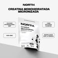 thumbnail image 3 of North Creatine Monohydrate | Creatina Monohidratada Micronizada 100% Alta Pureza | Fuerza · Masa Muscular · Cognición | Suplemento Alimenticio Vegano 450g | 90 Porciones, 3 of 8