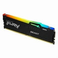 thumbnail image 1 of Kingston Fury Beast KF552C40BBA-16 Module de mémoire pour jeu d'ordinateur de bureau DDR5 RVB 5200 MT/s DDR5 CL40 DIMM 16 Go, 1 of 3