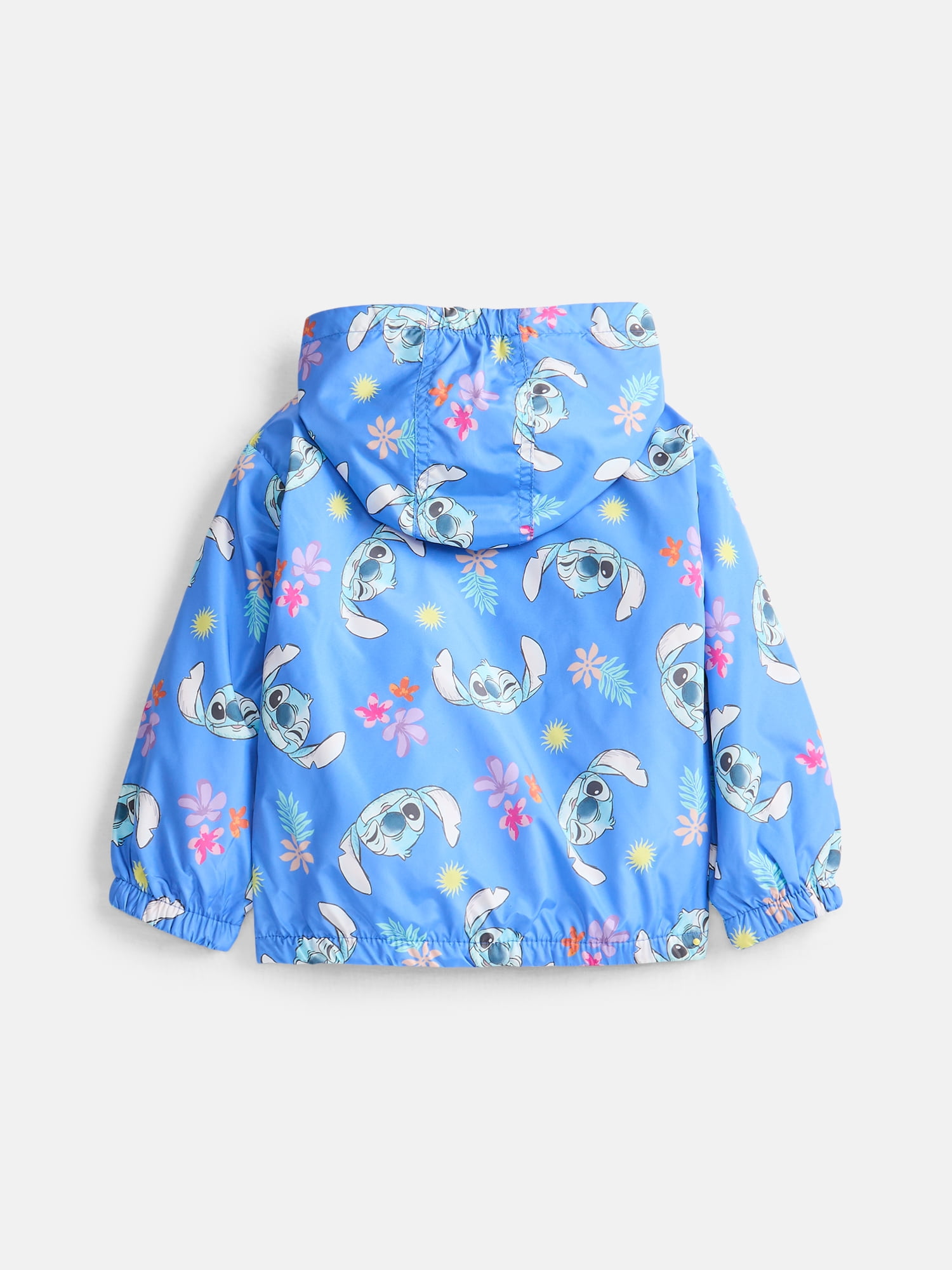 Stitch Toddler Girls Lightweight Windbreaker Jacket, Sizes 2T-5T