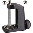 thumbnail image 4 of Soporte de brazo de micrófono con abrazadera en C con tornillo de posicionamiento ajustable, abrazadera en C de aleación de copa de aleación con orificio de 1,2 cm de diámetro para lámpara de mesa (negro) esquí esquí Gafas de esquí, 4 of 5