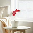 thumbnail image 4 of Artificial Phalaenopsis Orchid Stem, 9 Heads Latex Phalaenopsis Stems Fake Orchid Spray, Elegant Clustered Orchid Blooms Tall Stem, Artificial Orchid Stem Bouquets for Home Decor 1Pcs, 4 of 6