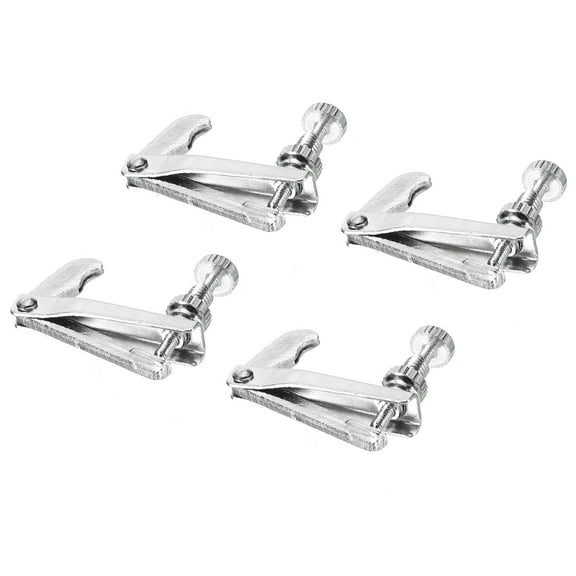 Uxcell Violin Fine Tuner Fiddle String Adjuster Fine Tuner Silver for 4/4, 3/4 Violin, Pack of 4