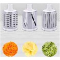 thumbnail image 3 of PEACNNG Vegetable cutter Vegetable Chopper Onion Chopper Professional Manual Cylinder Slicer 3 In 1 Vegetable Chopper Kitchen Gadget Kitchen and catering, 3 of 5