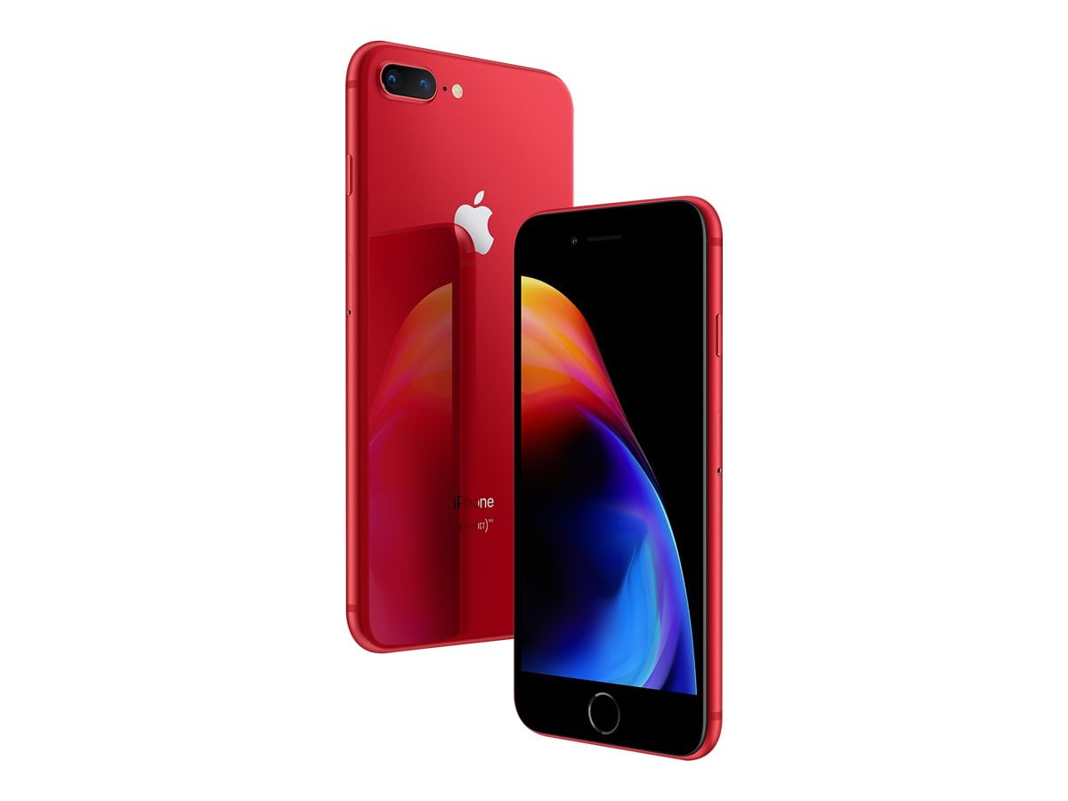 iPhone 8 Plus 64GB Smartphone Red (Unlocked) Refurbished - Walmart.com