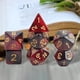 thumbnail image 3 of 7 Unids Acrílico Poliédrico Dados de de Familiar Jugar Entretenimiento Juguetes de Dados para rojo estrella Hugo dados poliédricos, 3 of 7