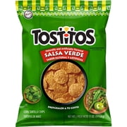 Tostitos Tortilla Chips Salsa Verde 11 Ounce Bag - 2 Pack