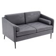 thumbnail image 3 of 134 * 71 * 74 cm Paño de estampado en caliente con almohada Silla circundante de dos plazas Sofá interior de dos plazas Ajuste gris oscuro Tela elástica Sofá Protector Sofá Protector para mascotas Verde 1 plaza (gris 3 plazas) esquí esquí Gafas de esquí, 3 of 5