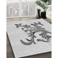 thumbnail image 3 of Ahgly Company Machine Washable Indoor Square Transitional Platinum Gray Area Rugs, 3' Square, 3 of 7