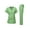 Apple Green, variant on Dagacci Medical Uniform Women's Scrubs Set Stretch Ultra Soft Contrast pocket (Apple Green, Large)