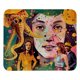 thumbnail image 1 of Alfombrilla de ratón con diseño de personajes de arte callejero y base de goma antideslizante, cuadrada, para portátil, escritorio, escuela, oficina y hogar, 8,3 x 9,8 pulgadas., 1 of 7
