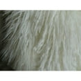 thumbnail image 2 of Plutus Curly Mongolian Fur White Handmade Throw Pillow-Color:White,Size:20" x 30", 2 of 3