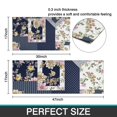 thumbnail image 7 of Pioneer Flower Floral Print Pattern Kitchen Rugs Sets Of 2,Anti Fatigue Kitchen Mat Rugs Non Slip Washable,Decorative Kitchen Floor Mats for Kitchen,Sink,Laundry,17"x30"+17"x47", 7 of 7