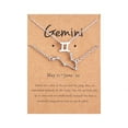 thumbnail image 3 of Twelve Constellation Necklace Diamond Bracelet + Necklace Set Constellation Card Set, 3 of 9